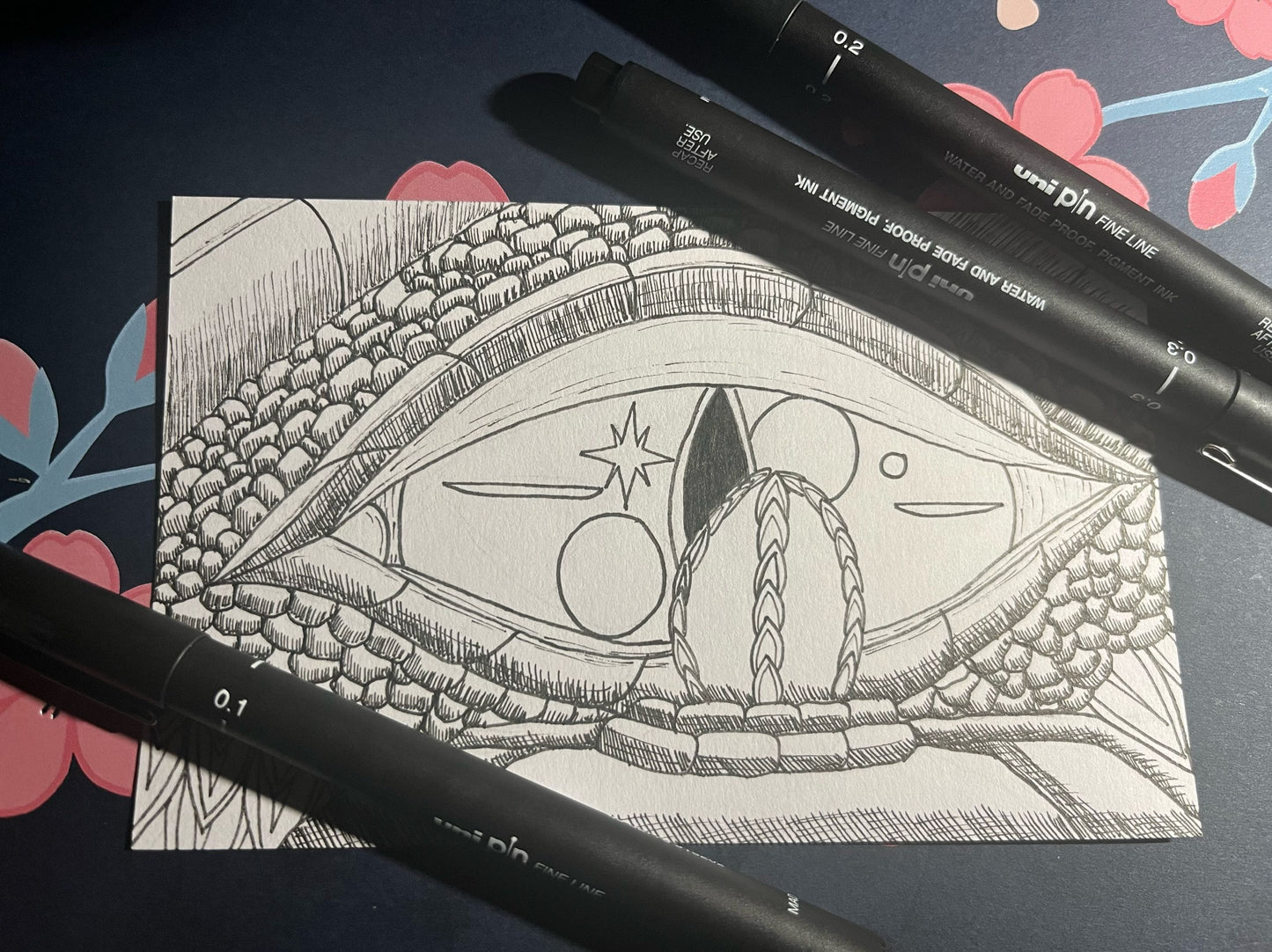 Photocopied A6 Artwork - Fantasy