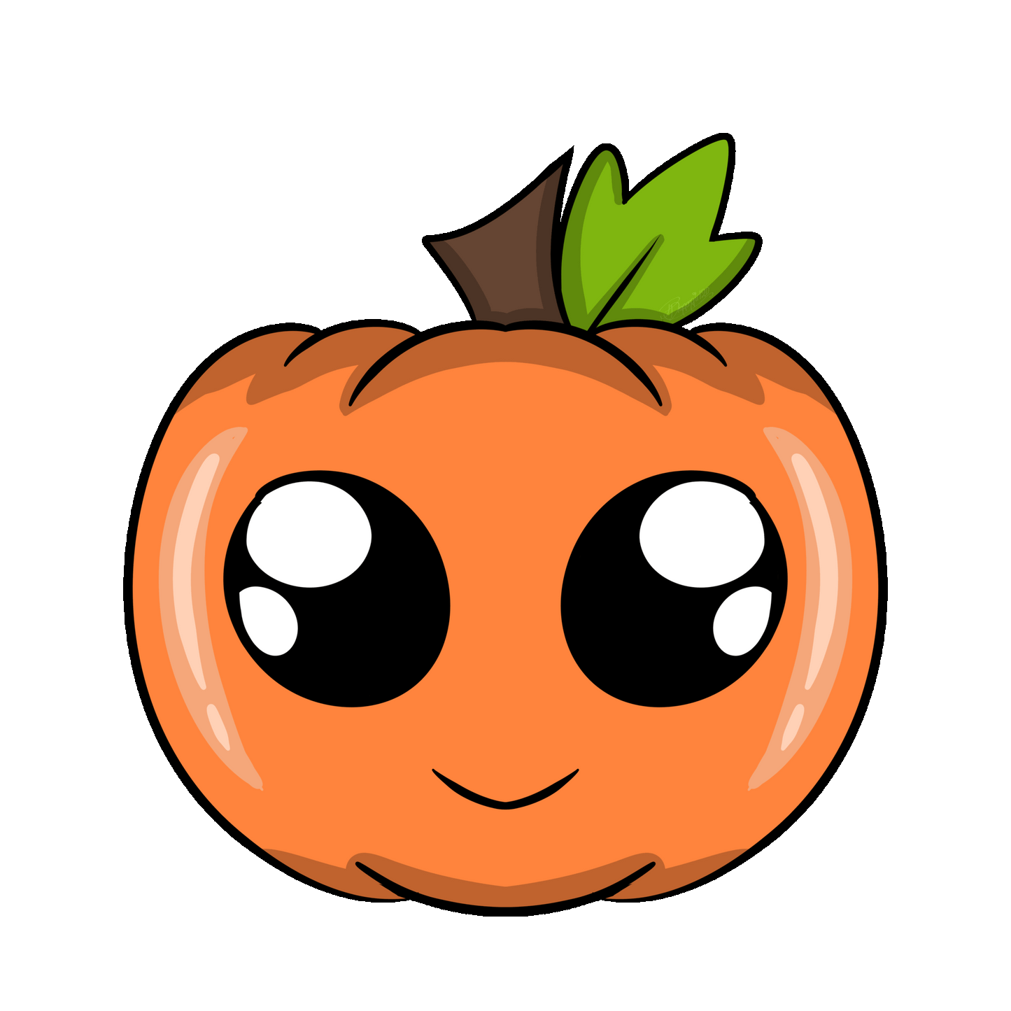 Orange Pumpkin | Blinking GIF
