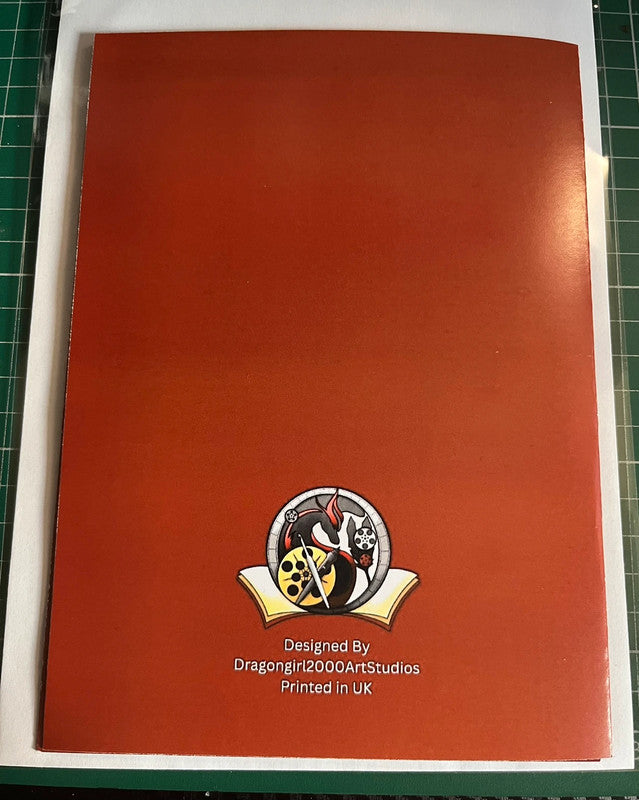 Ghost Hugging Holly - Greeting Card