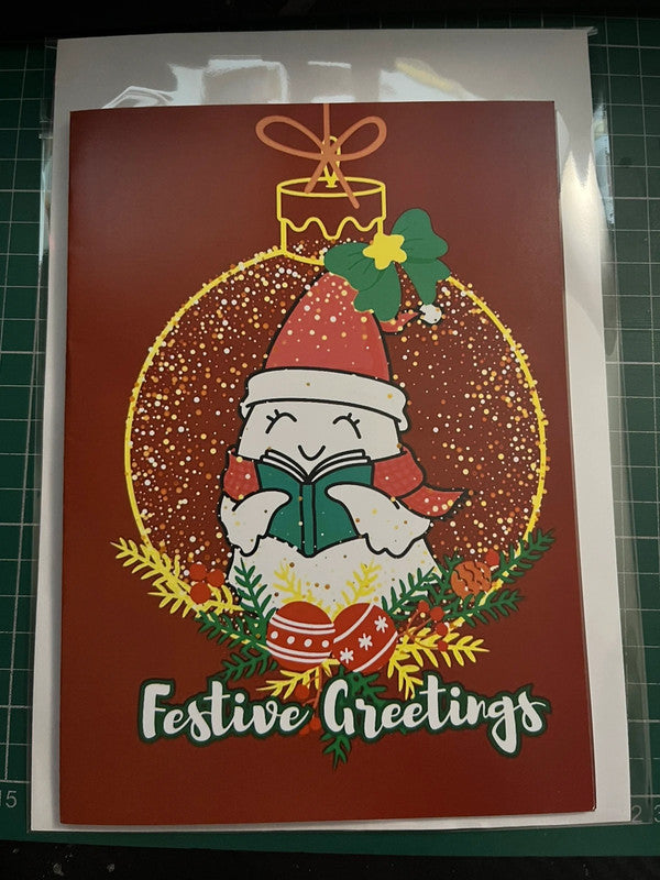 Singing Ghost - Greeting Card