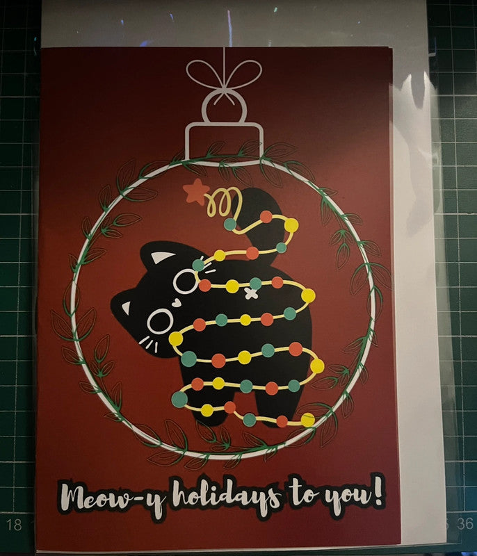 Cheeky Cat - Greeting Card