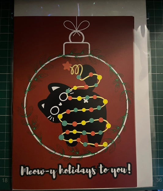 Cheeky Cat - Greeting Card