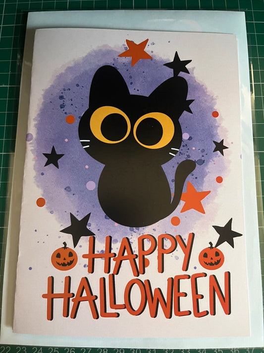 Kitty Halloween - Greeting Card