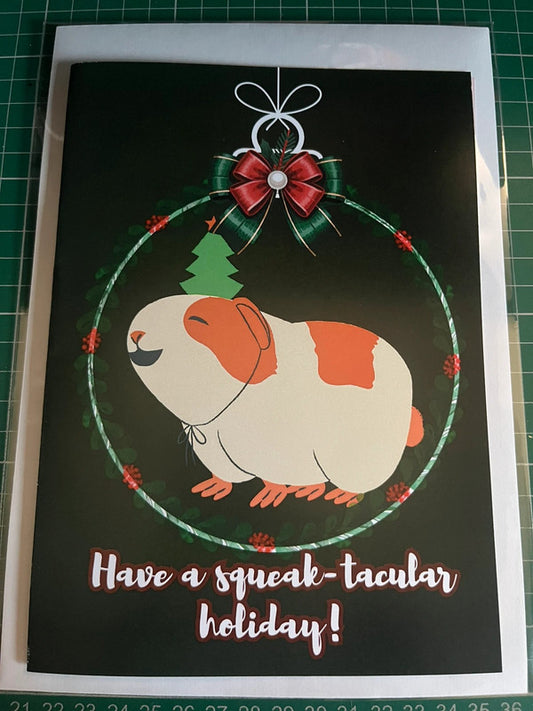 Guinea Pig Holidays - Greeting Card