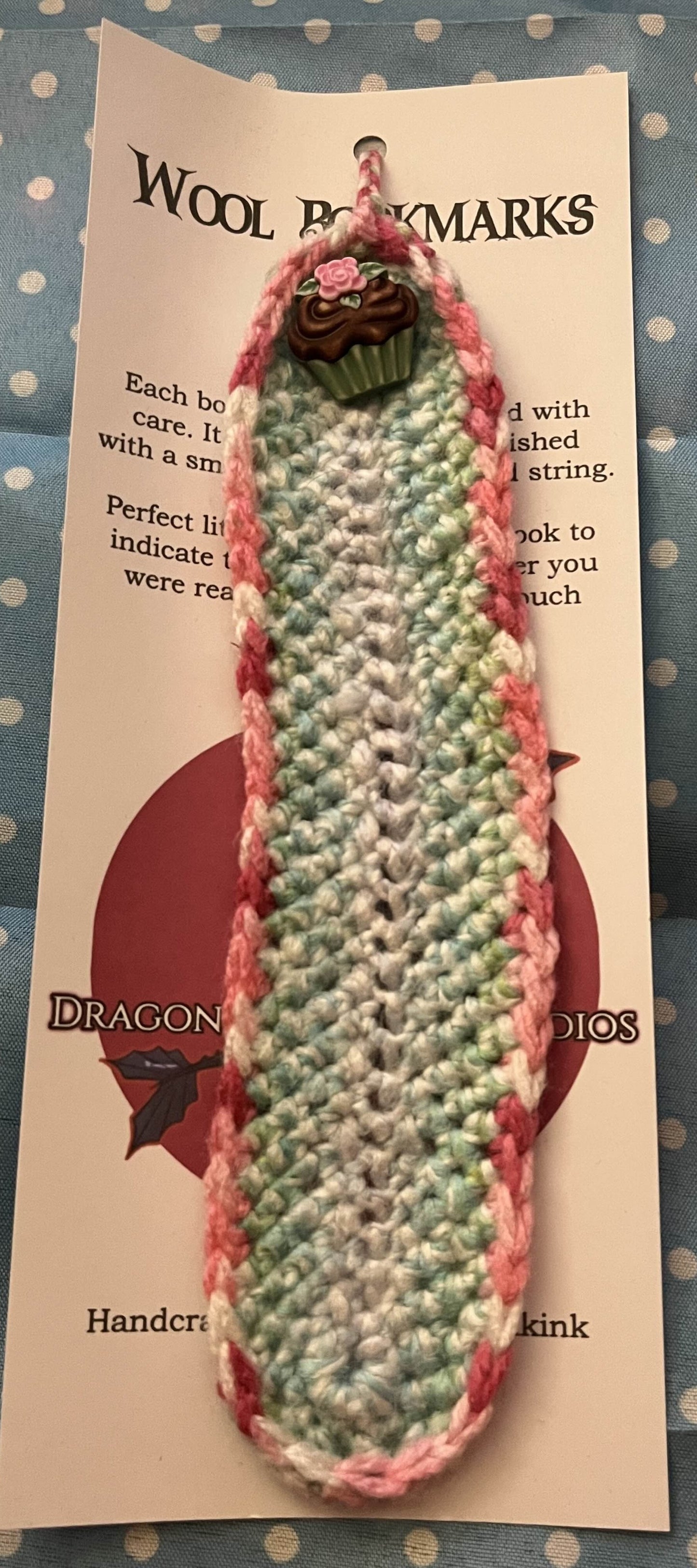 Cupcake | Crochet Bookmark