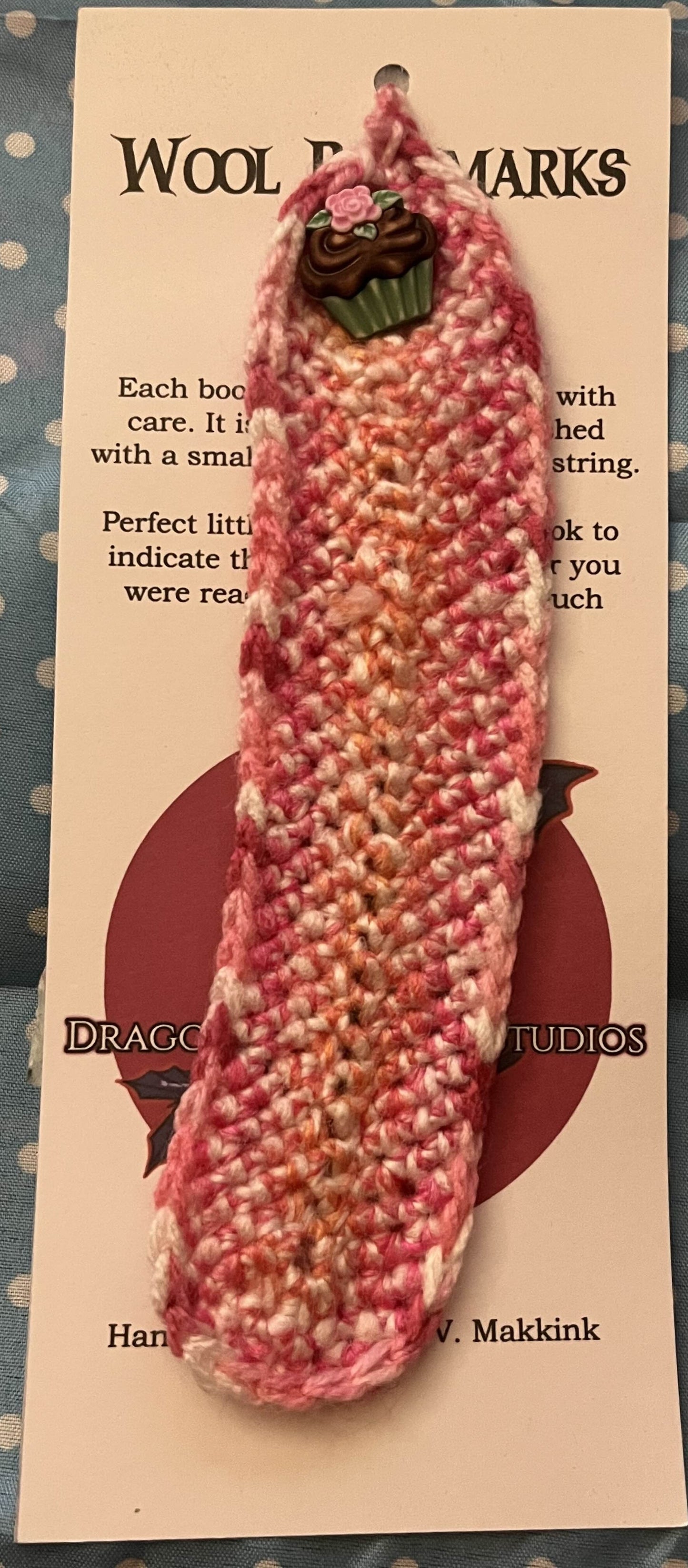 Cupcake | Crochet Bookmark