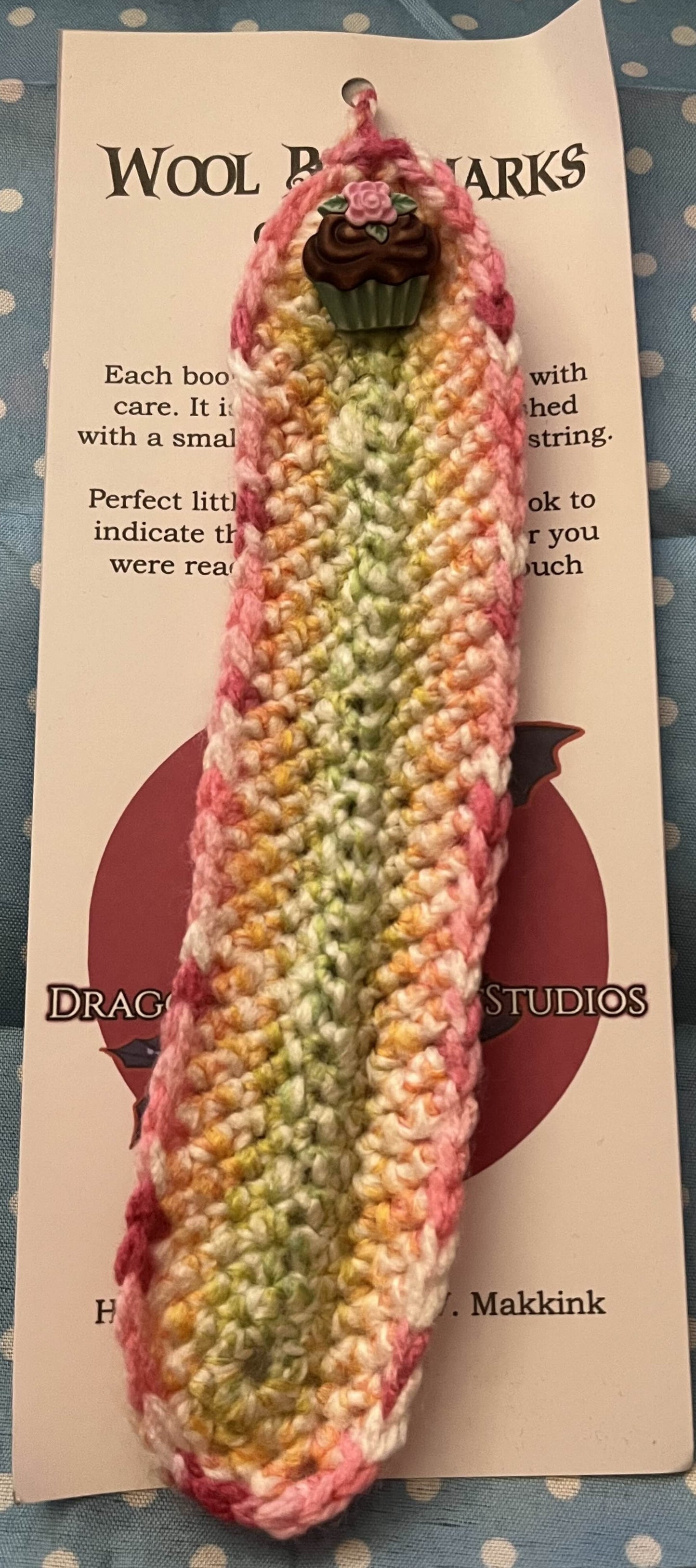 Cupcake | Crochet Bookmark