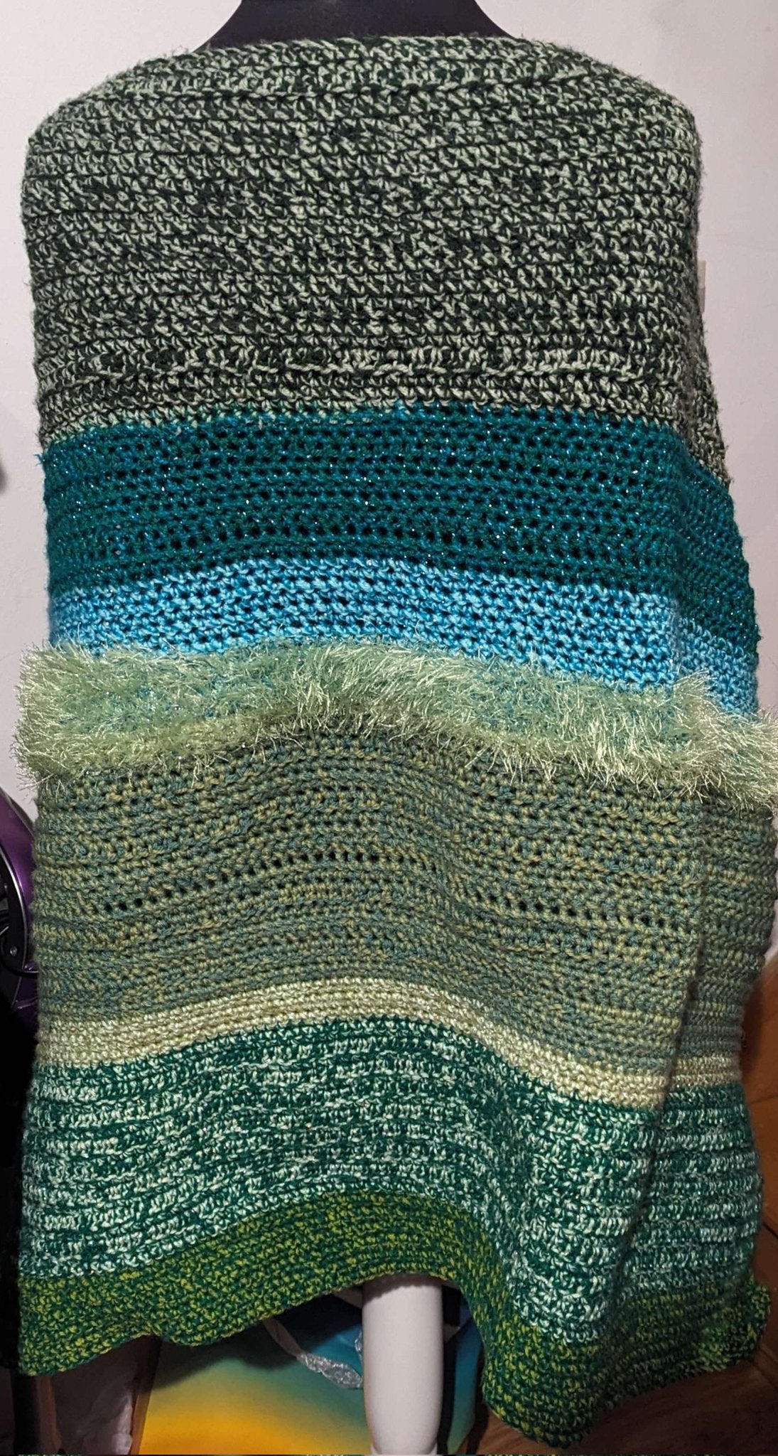 Green Blanket | Crochet