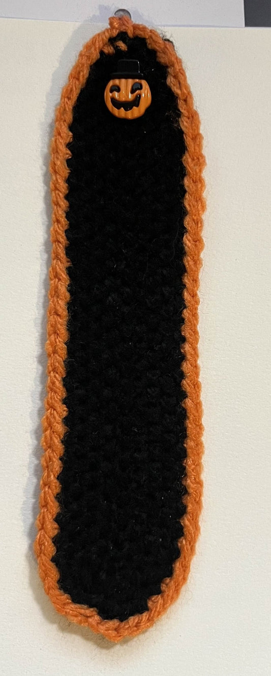 Halloween Pumpkin | Crochet Bookmark