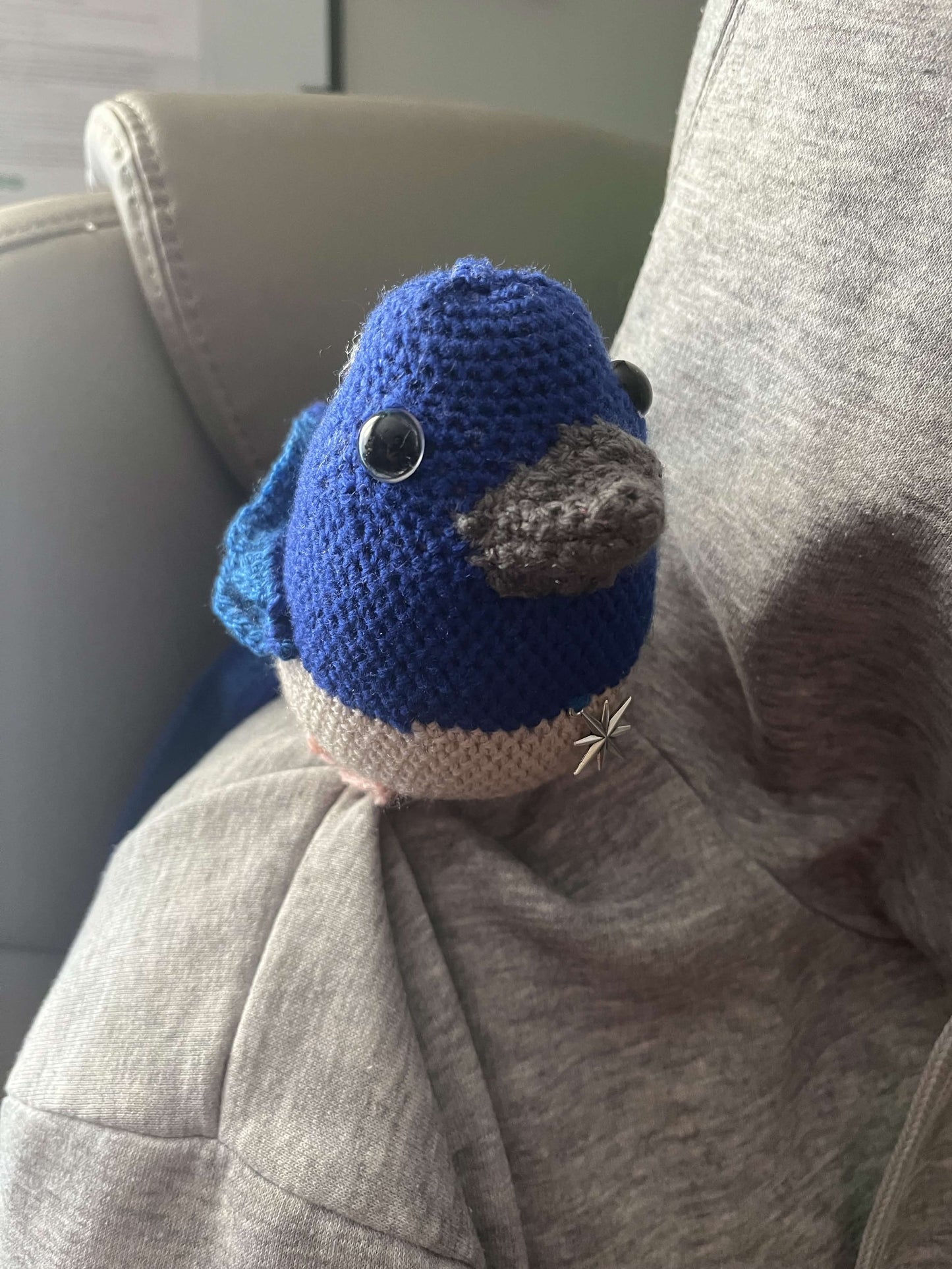 Crochet Hand-Sized Constellation Bird