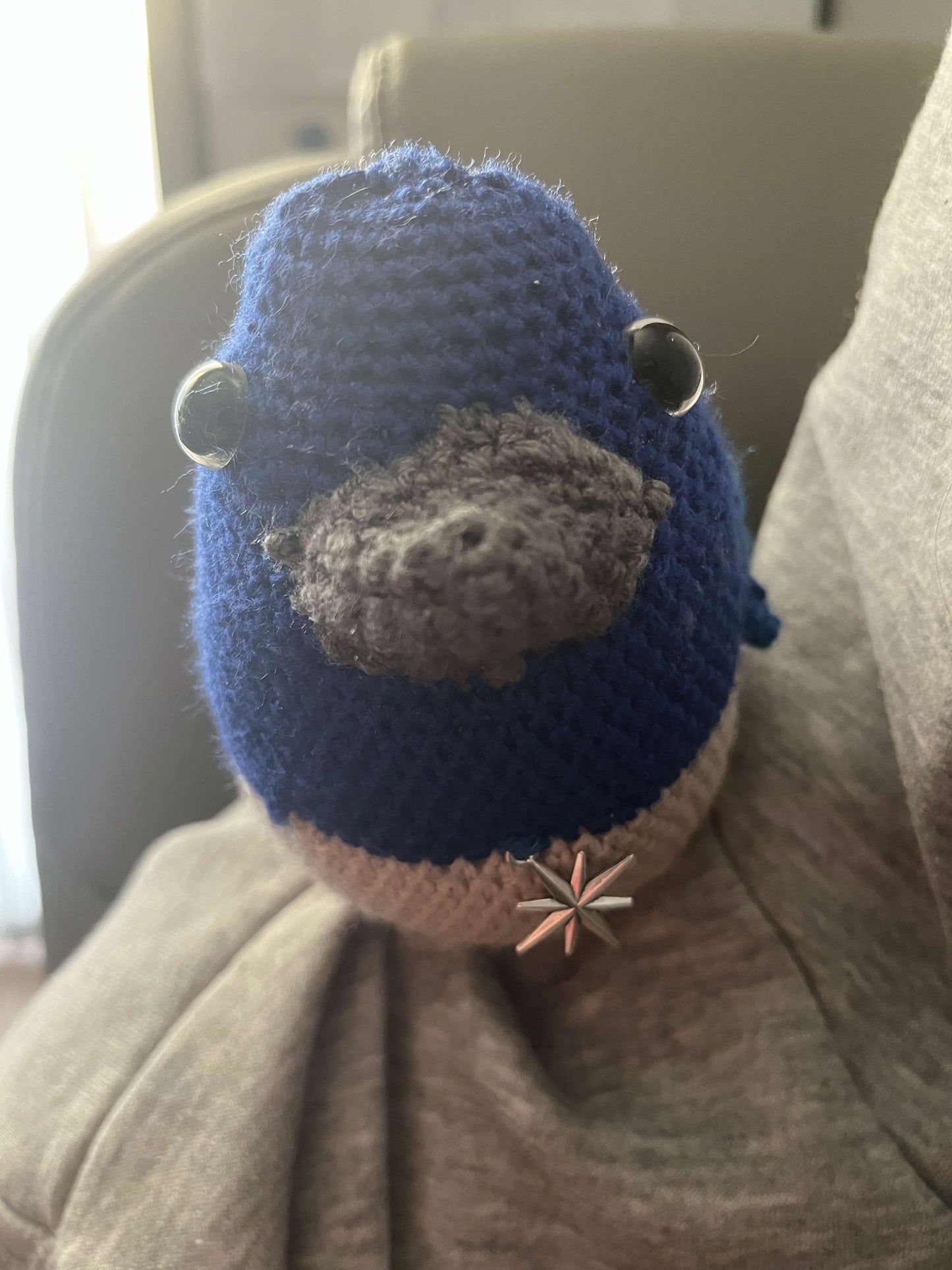 Crochet Hand-Sized Constellation Bird