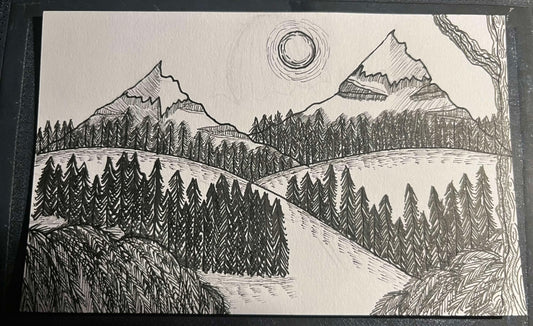 Photocopied A6 Artwork