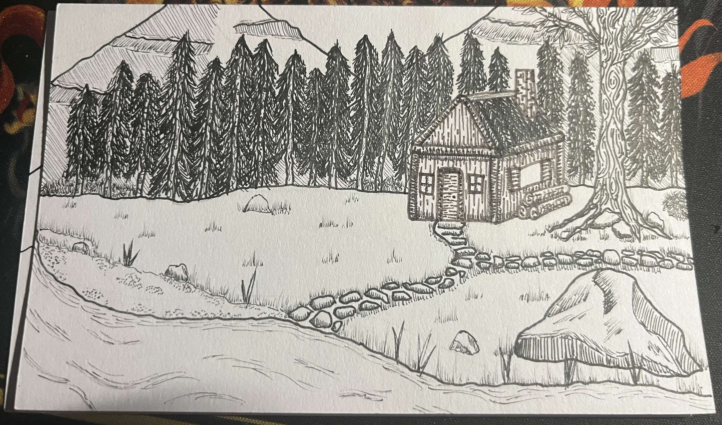 Photocopied A6 Artwork