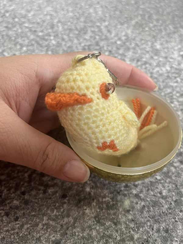 Crochet Bird Keyring