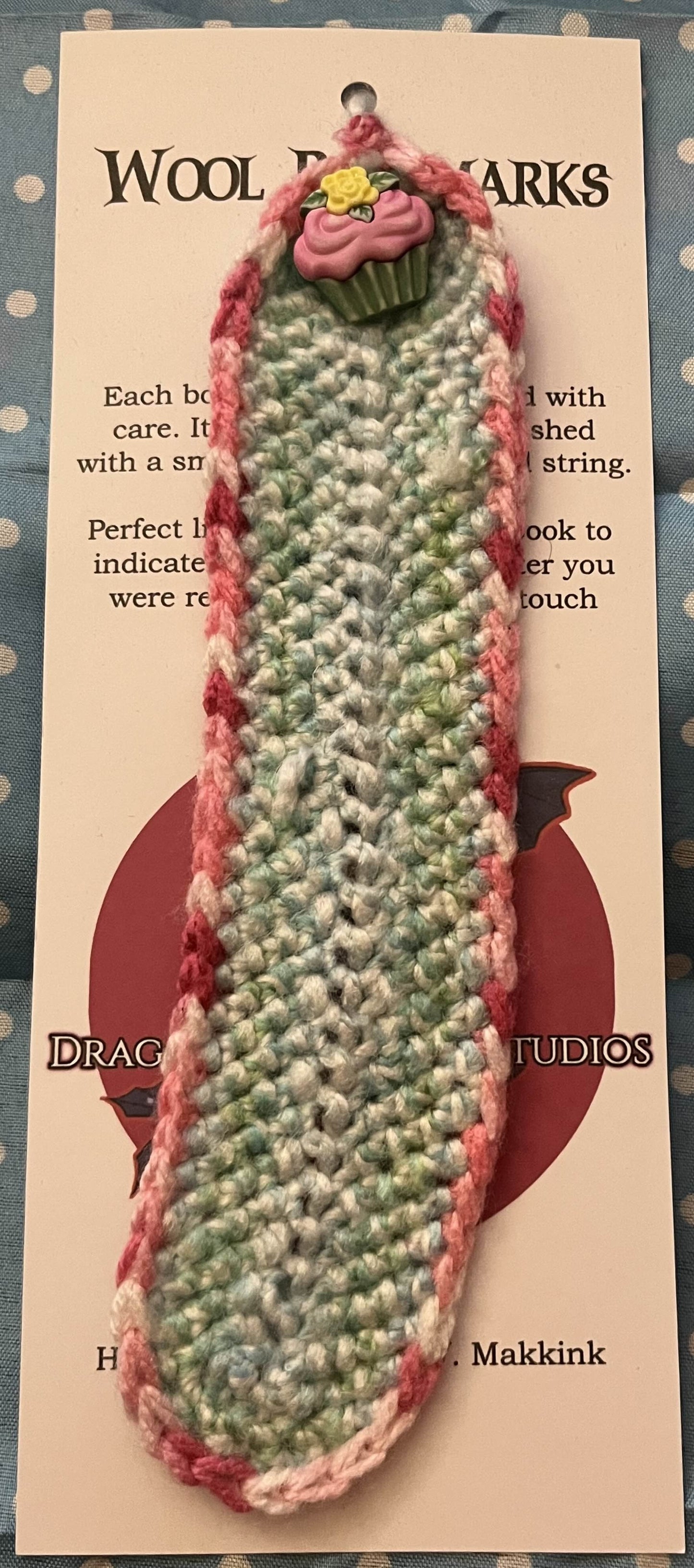 Cupcake | Crochet Bookmark