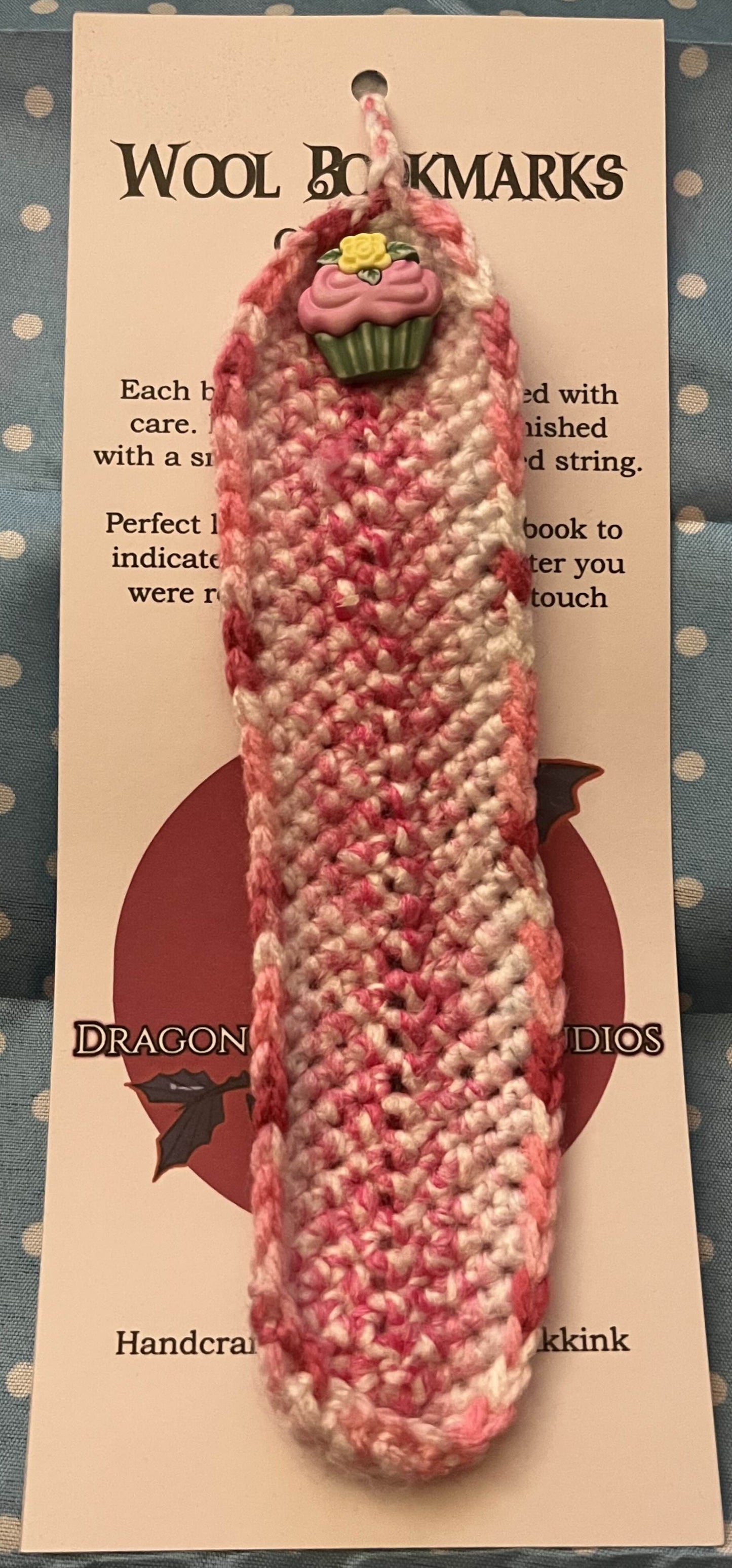 Cupcake | Crochet Bookmark