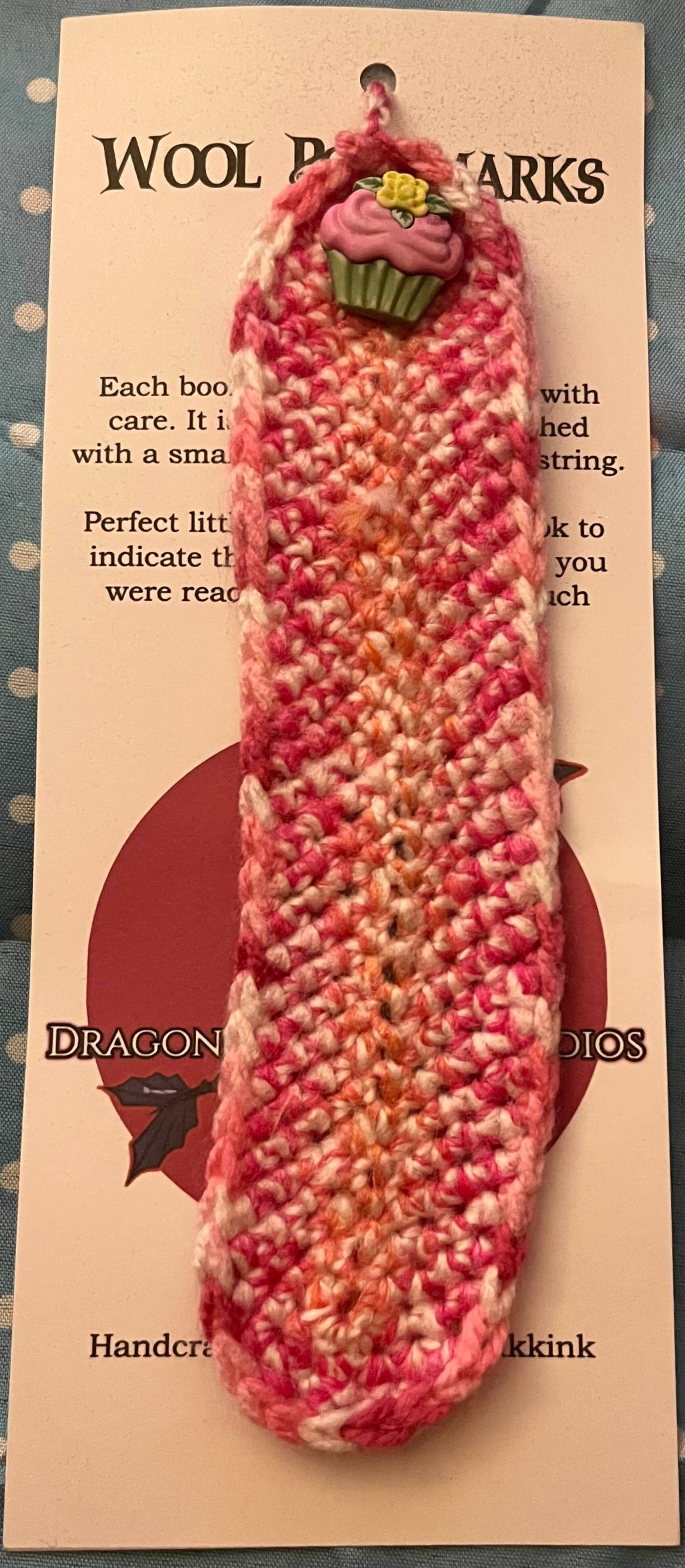 Cupcake | Crochet Bookmark