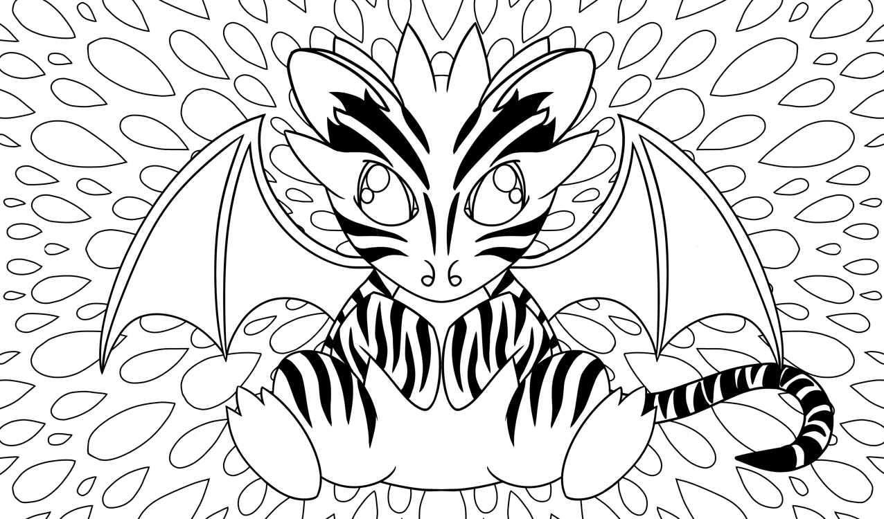 Dragon Star Signs Colouring Book